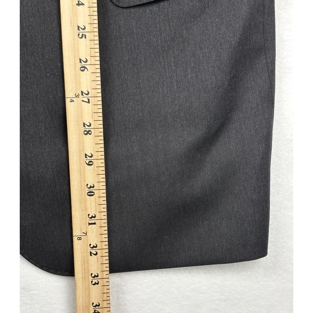 Mario Caldi Super 150's Wool Blazer Sport Coat Black 46R Made In Italy